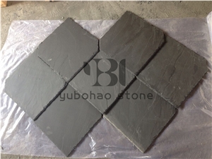 China P018 Black Slate Stacked Veneer, Loose Stone