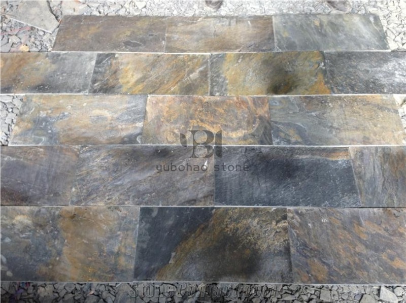 China Popular Rust Slate for Thin Stone Veneer