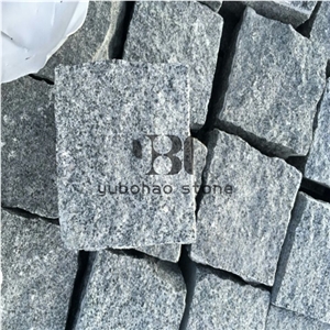 Chinese G654 Driveway Pavers Granite Cobble Stone