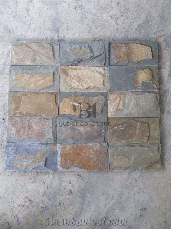 New Rust Slate Feature Wall Loose Stone for Decor