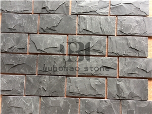 P018 Black Wall Cladding Slate, Artificial Stone P018 Black Wall Cladding Slate, Artificial Stone