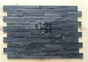 P018 Black Wall Cladding Slate, Castle Rock Ledge