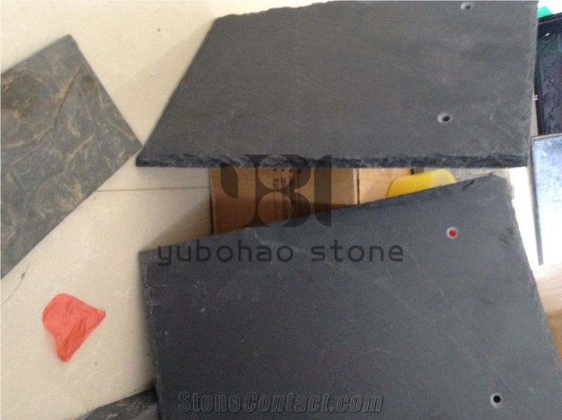 P018 Jiangxi Black Slate, Wall Installation/Tiles