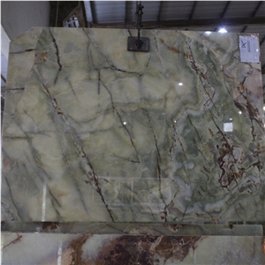 Light Green Onyx Slabs
