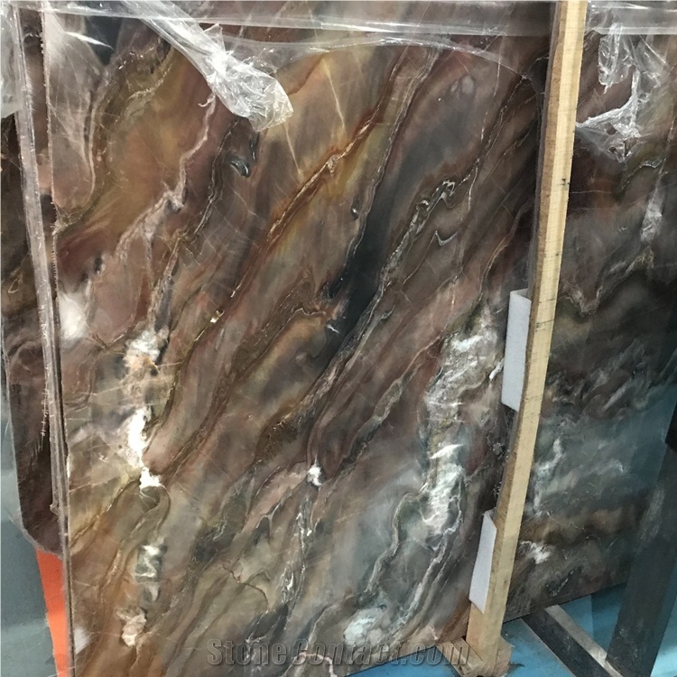 Louis Red Marble Slabs