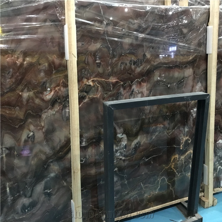 Louis Red Marble Slabs