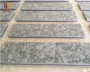 Olive Green Lines Granite