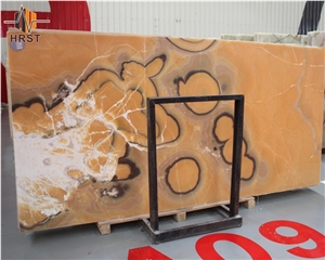 Orange Onyx Slabs