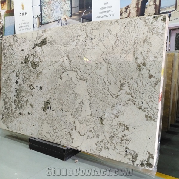 White Alpine Granite Slab