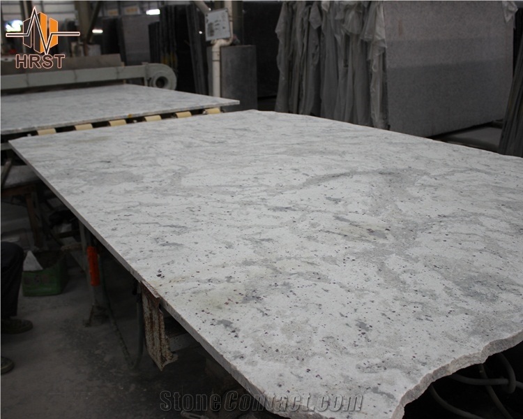 White Andromeda Granite Bar Top, Commercial Counter