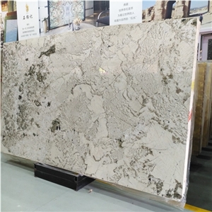 White Copenhagen Granite Slab