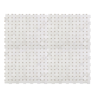 Building Materials Thassos White Basketwave Mosaic