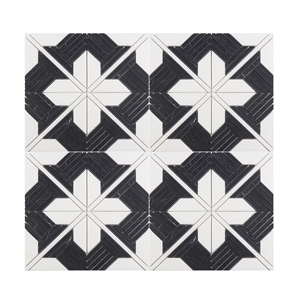 Good Quality Flower Design Thassos Marble Mosaic