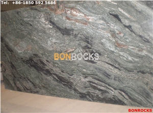 Green Jadeite Granite 3cm Dramatic Veins Slabs