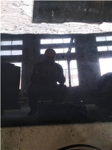 China Polished Hebei Black Granite Slab and Tile