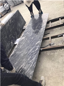 China Polished Wave Washed Sand Granite Floor Tile