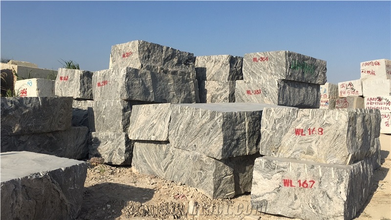 China Polished Wave Washed Sand Granite Floor Tile