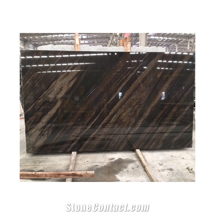 Fantasy Brown Marble Slab for Wall Installation