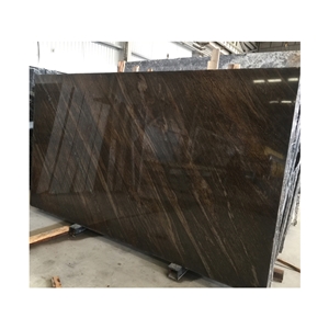 Fantasy Brown Marble Slab for Wall Installation