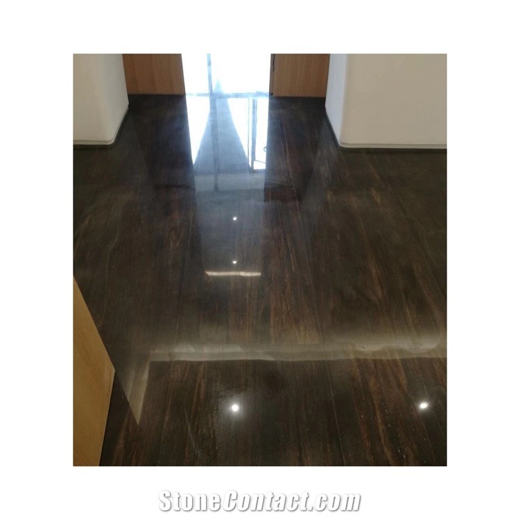 Fantasy Brown Marble Slab for Wall Installation