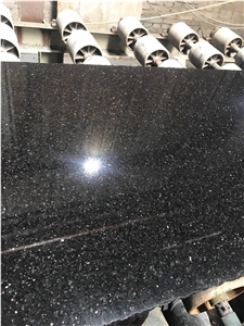 Indian Polished Nero Galaxy Granite Slab and Tiles