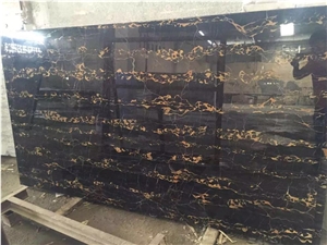 Italian Black and Gold Marble Slabs