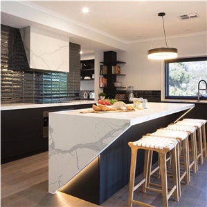 Italian White Marble Bianco Calacatta Marble Slab