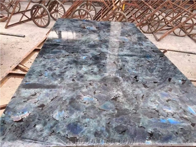 Lemurian Blue Granite Kitchen Countertops