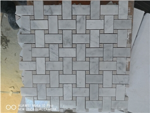 New Designs Carrara White Marble Mosaic Tiles