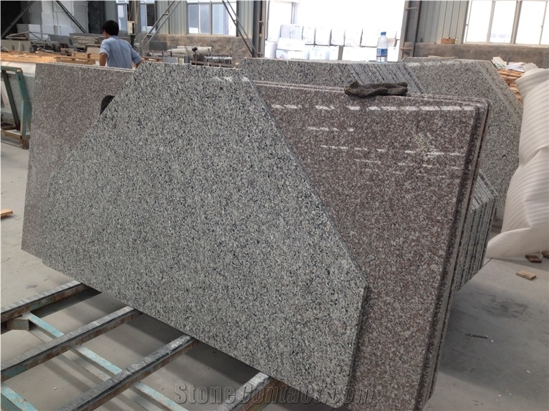 Polished China Violet Luoyuan Granite Slab Tile