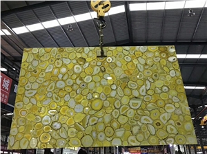 Semi Precious Agate Stone Panels for Feature Wall