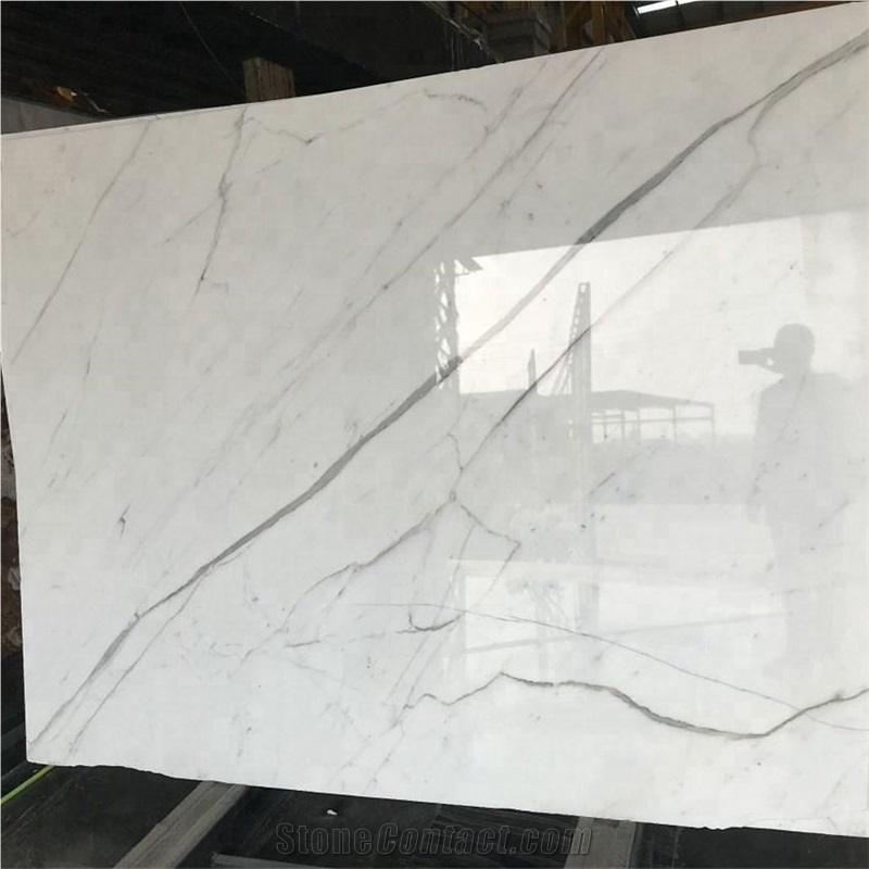 Statuario Caldia White Marble Slabs