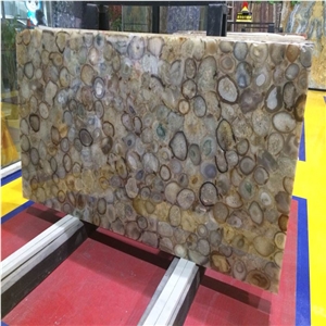 Top Grade Brown Onyx Agate Stone Semiprecious Slab