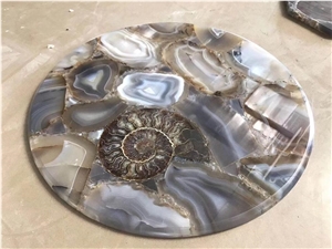 Top Grade Brown Onyx Agate Stone Semiprecious Slab