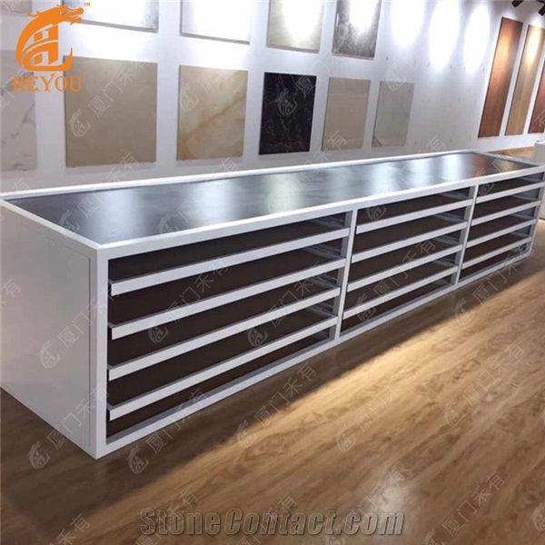 Drawer Type Stone Display Cabinet Tile Display