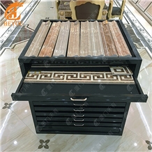 Drawer Type Stone Display Cabinet Tile Display