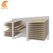 Marble Sample Showing Metal Stand for Showroom
