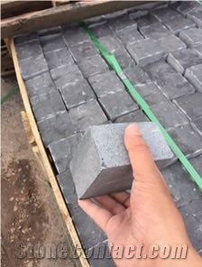 Cubic Black Basalt Stone