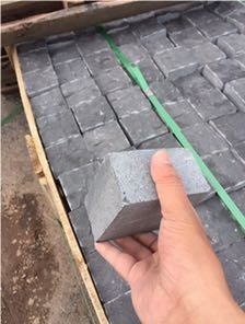 Cubic Black Basalt Stone