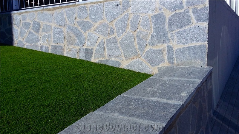 Blue Quartzite Cut Stone Irregular Surface Walling