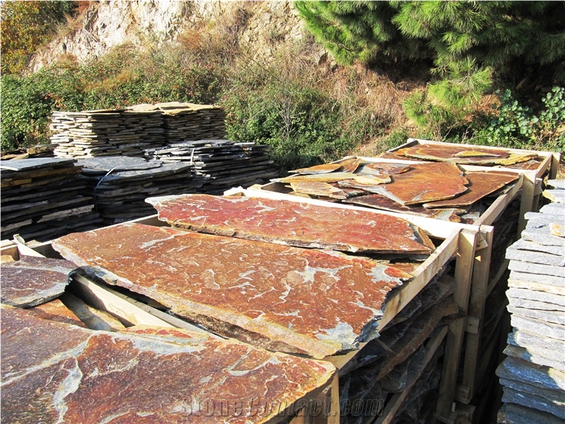 Red Slate Flagstone