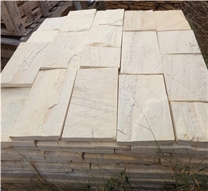 Vanilla Quartzite Cut Stone Irregular Surface