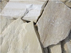 Vanilla Quartzite Flagstone Walling
