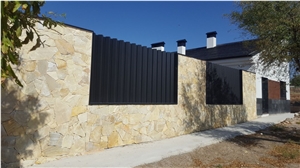 Vanilla Quartzite Flagstone Walling
