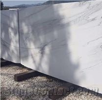 Crystal Marble Block with Blue Lines