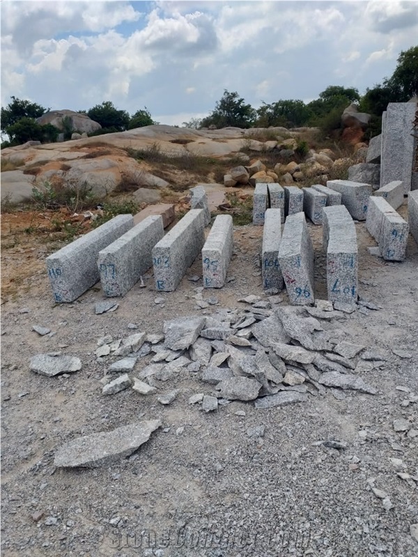 Indian Grey Granite Kerb Stones