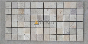 Mint Sandstone Mosaic Tiles
