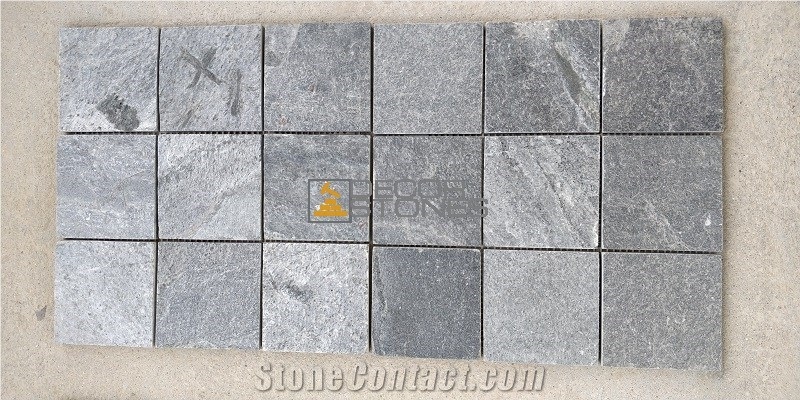 Silver Grey Quartzite Mosaic Tiles