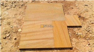 Teakwood Sawn Smooth Sandstone Paving Slabs