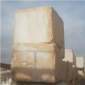 Iran Beige Limestone Block